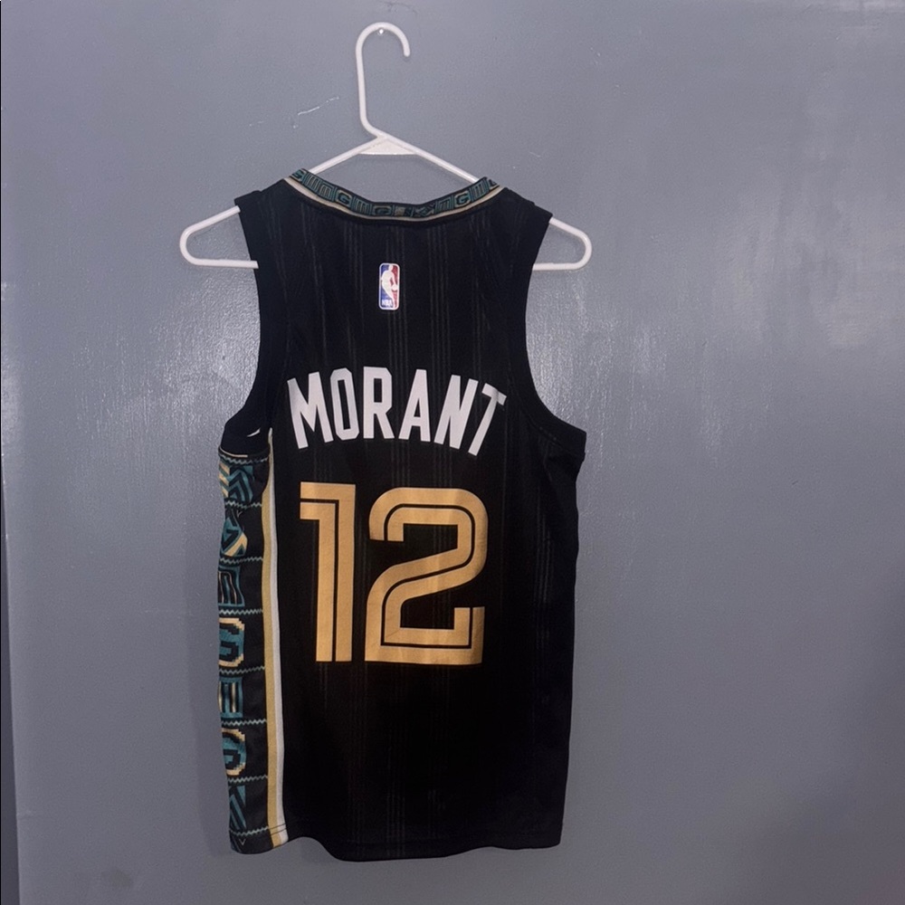 NBA Black and Gold Memphis Grizzlies Ja Morant Jersey